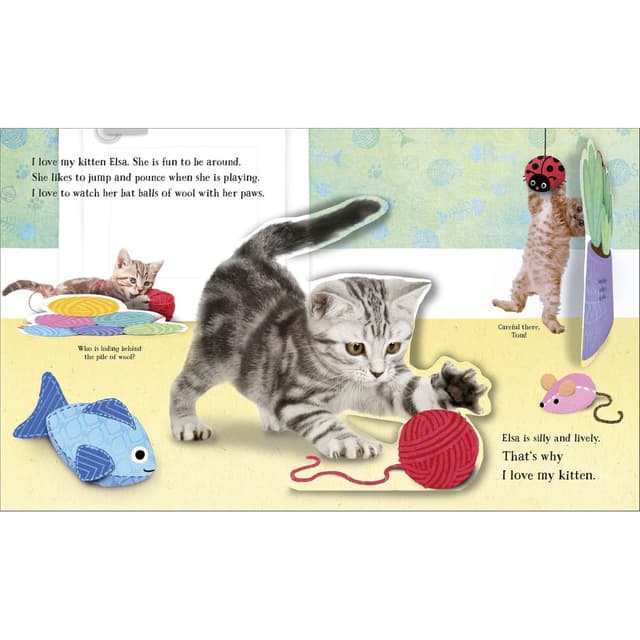 كتاب أنا أحب قطتي آي لوف ماي كيتن I Love My Kitten