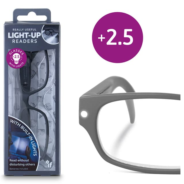 Order If - Light Up Readers - Concept +2.5 - Grey Now! | Jomla.ae