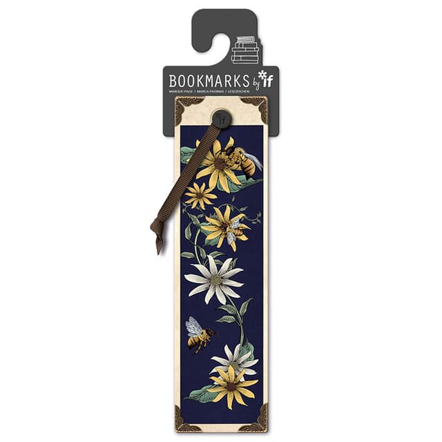 Order If - Vintage Bookmark - Bees & Flowers Now! | Jomla.ae