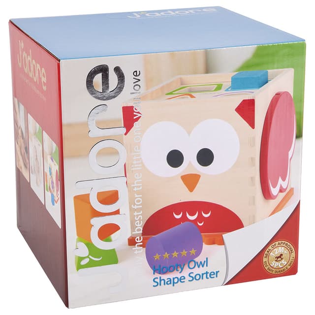 لعبة اطفال فرز الأشكال جادور J'adore Hooty Owl Shape Sorter