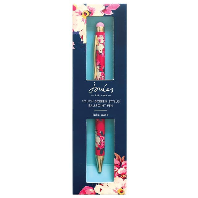 قلم حبر جاف بتصميم زهري لكتابة سلسة ومريحة من جولز Joules - Floral Design Ballpoint Pen