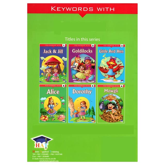 كلمات مفتاحية مجموعة 6 كتب Keywords Books 6 Books Set