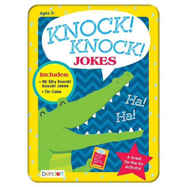 كتاب نكت وأنشطة ممتع للأطفال نوك نوك بيندون Knock Knock Jokes Activity Book