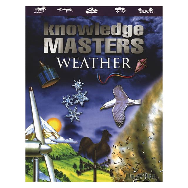 كتاب تعليمي للأطفال حول الطقس أليجيتور بوكس Knowledge Masters : Weather - SW1hZ2U6MjIxMjU4Mw==