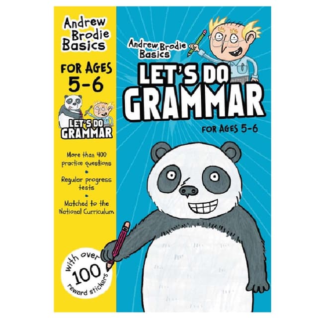 كتاب دعونا نتعلم القواعد للأعمار من 5 الى 6 سنة أندرو برودي Let’s Do Grammar 5-6