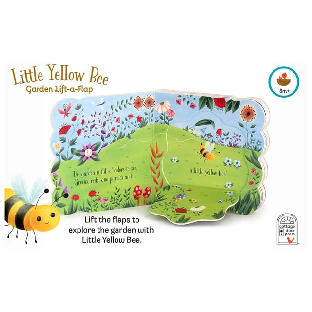 كتاب مصور للاطفال عن النحل "النحلة الصغيرة الصفراء" من دار نشر كوتاج دور Little Yellow Bee