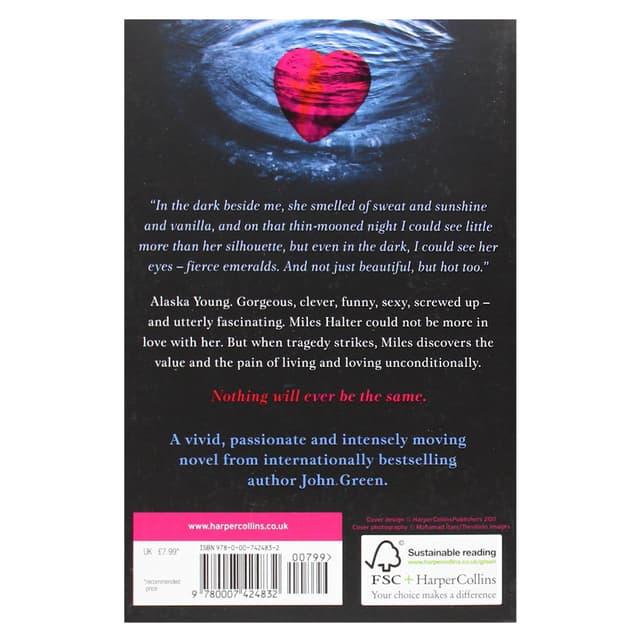 كتاب ابحث عن ألاسكا هاربر كولينز Looking for Alaska