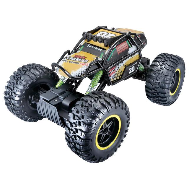 سيارة ريموت للأطفال دفع رباعي مع نظام تعليق أمامي وخلفي مايستو Maisto Rock Crawler Pro Series