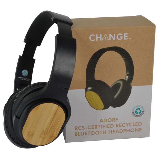 سماعة رأس ببطارية بسعة 200 ميللي أمبير ميموري Memorii - Adorf Change Collection Recycled Bluetooth Headphone - SW1hZ2U6MjE4OTAyOQ==