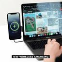 حامل للجوال مع شاحن لاسلكي بقدرة 15 واط ميموري Memorii - Dabie Set Of Magnetic Mount And Wireless Charger - SW1hZ2U6MjE4ODk4Ng==