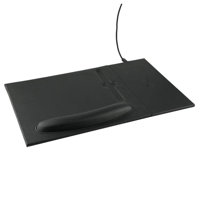 لوحة ماوس بشاحن لاسلكي بقدرة 10 واط أسود ميموريMemorii - Doberan 10W Wireless Charger Pu Mouse Pad - SW1hZ2U6MjE4ODk2Ng==