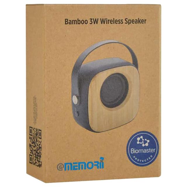 مكبر صوت ببطارية بسعة 500 مللي أمبير ميموري Memorii - Eslov Bamboo Bluetooth Speaker - SW1hZ2U6MjE4ODkyNg==