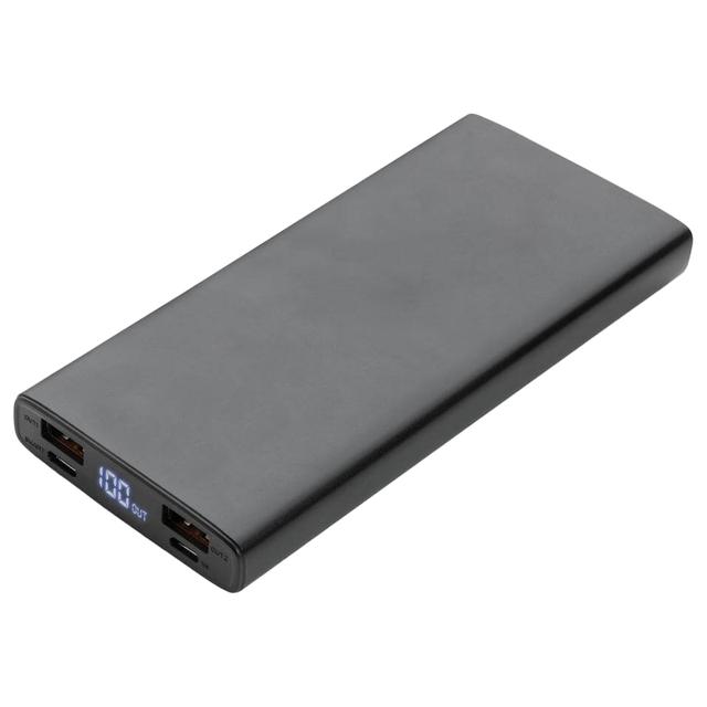 باور بانك بسعة 10000 ميللي أمبير أسود ميموري Memorii - Kepno Aluminium Powerbank - SW1hZ2U6MjE4ODkwNQ==