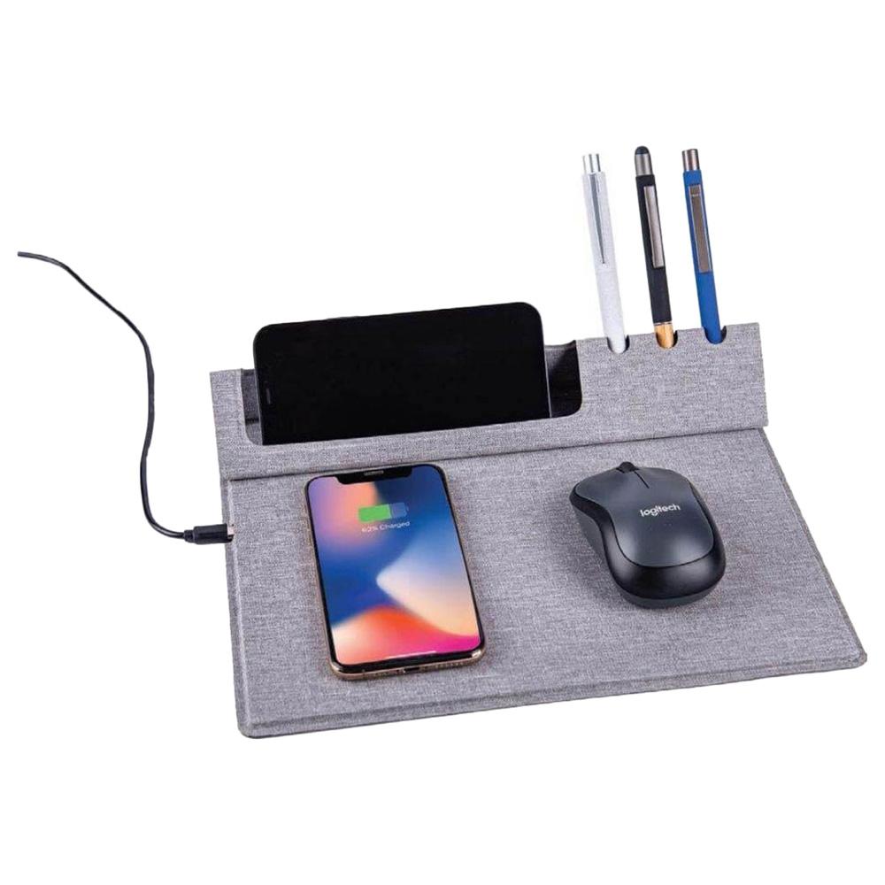 Memorii - Vani 10W Wireless Mouse Pad & Desk Organizer