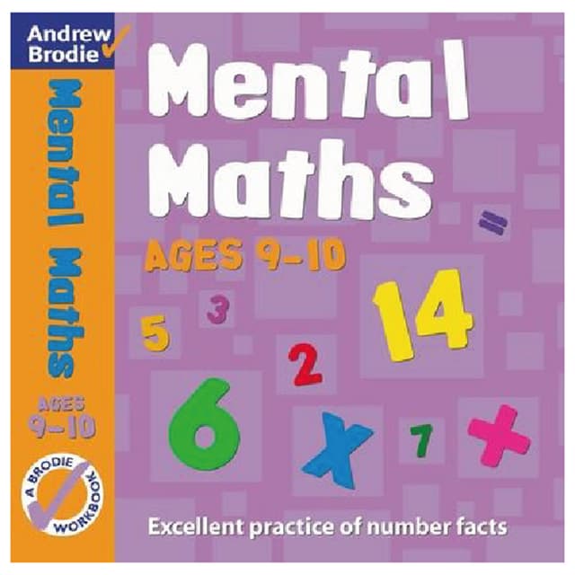 كتاب الرياضيات العقلية للأعمار من 9 إلى 10 سنوات أندرو برودي Mental Maths: For Ages 9-10