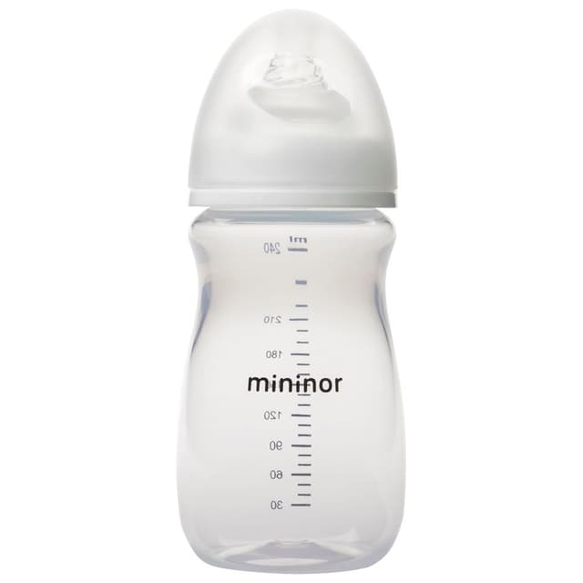 كوب مصاص للاطفال بسعة 240 مل من ميني نور Mininor PP Feeding Bottle