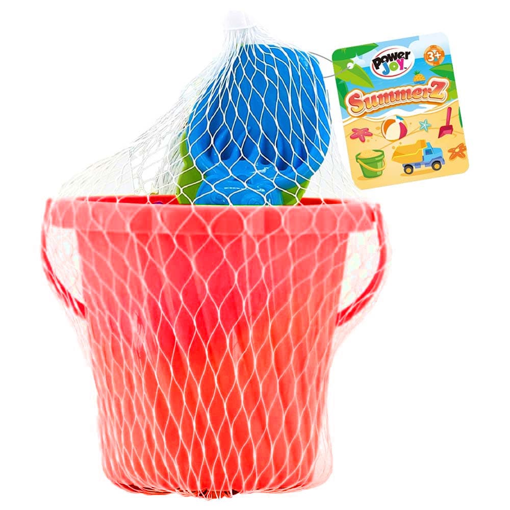 ألعاب رملية دلو سمرز  6 قطع موندو Mondo  Summerz Bucket 6pcs  Assorte