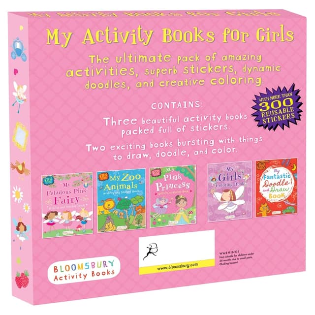 كتاب تعليمي لأنشطة البنات My Activity Books For Girls