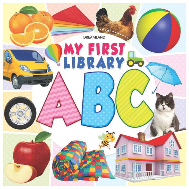 كتاب أحرف اللغة الإنجليزية ABC من دريم لاند My First Library ABC