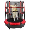 ترامبولين للاطفال 4 قدم أسود وأحمر ميتس Myts Round Trampoline 4ft