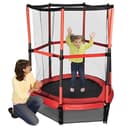 ترامبولين للاطفال 4 قدم أسود وأحمر ميتس Myts Round Trampoline 4ft