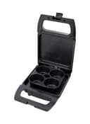 جهاز سلق البيض 600 واط 4 قطع غير لاصقة أسود جيباس Geepas Non-Stick 4 Egg Bite Maker Cool Touch Handles & Skid - 452483