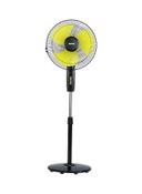 Geepas 16 Inch High Speed Pedestal Fan With 3 Blades And 3 Speed Variants 130.0 W Black , Yellow - SW1hZ2U6MjEwOTUxMA==