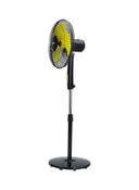 Geepas 16 Inch High Speed Pedestal Fan With 3 Blades And 3 Speed Variants 130.0 W Black , Yellow - SW1hZ2U6MjEwOTUxNg==
