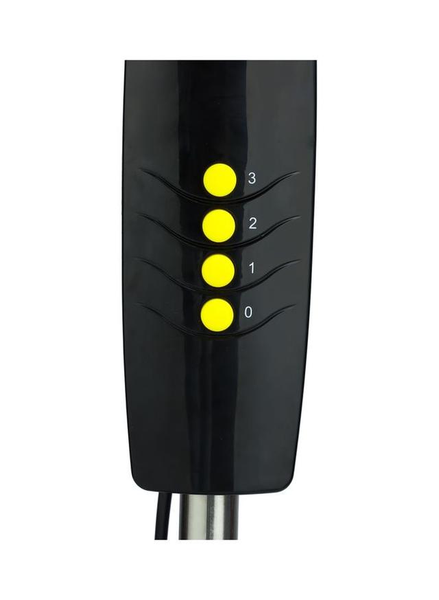 Geepas 16 Inch High Speed Pedestal Fan With 3 Blades And 3 Speed Variants 130.0 W Black , Yellow - SW1hZ2U6MjEwOTUxOA==