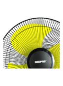 Geepas 16 Inch High Speed Pedestal Fan With 3 Blades And 3 Speed Variants 130.0 W Black , Yellow - SW1hZ2U6MjEwOTUyMA==