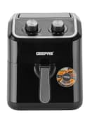 Geepas Air Fryer With A Rack Equipped With Vortx Air Frying Technology Oil Free Cooking Adjustable Timer And Temperature 5.0 L 1600.0 W Black - 452420