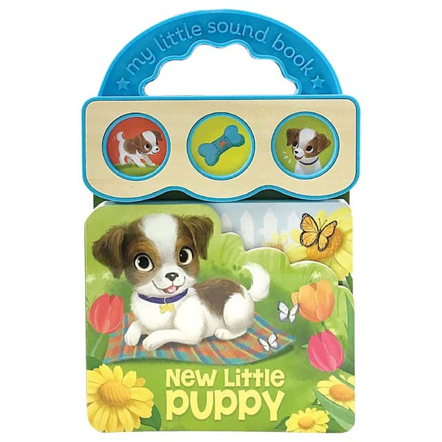 كتاب مصور للاطفال عن الكلاب الصغيرة "الجرو الصغير الجديد" New Little Puppy