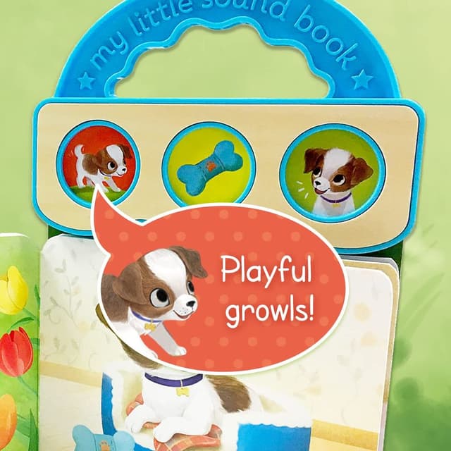 كتاب مصور للاطفال عن الكلاب الصغيرة "الجرو الصغير الجديد" New Little Puppy