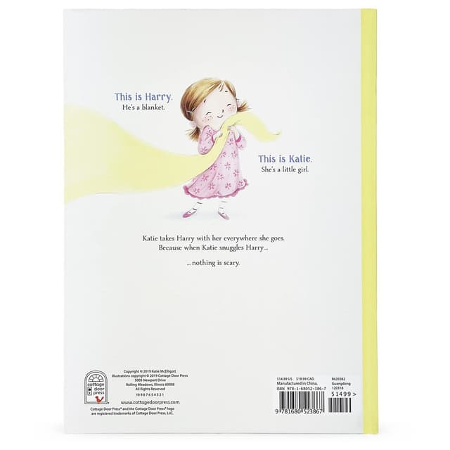 كتاب مصور للاطفال عن التعامل مع مشاعر الخوف "لاشيء مخيف مع هاري " من كوتاج دور Nothing Is Scary with Harry