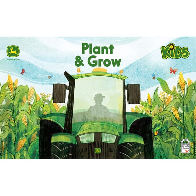 كتاب مصور للاطفال عن الزراعة "ازرع ونمّي" من دار نشر كوتاج دور Plant & Grow