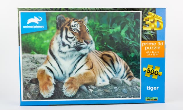 Prime3D - Tiger 3D Puzzle - 500 Pcs