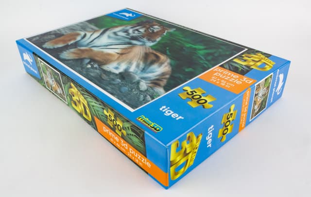 Prime3D - Tiger 3D Puzzle - 500 Pcs