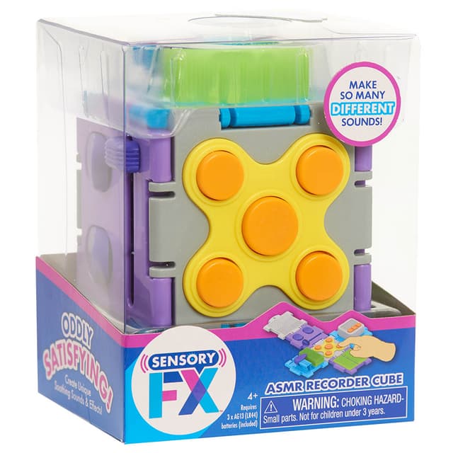 لعبه اطفال حسية سينسوري اف اكس Sensory Fx  Asmr Recorder Cube