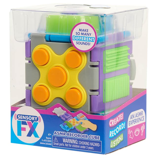 لعبه اطفال حسية سينسوري اف اكس Sensory Fx  Asmr Recorder Cube