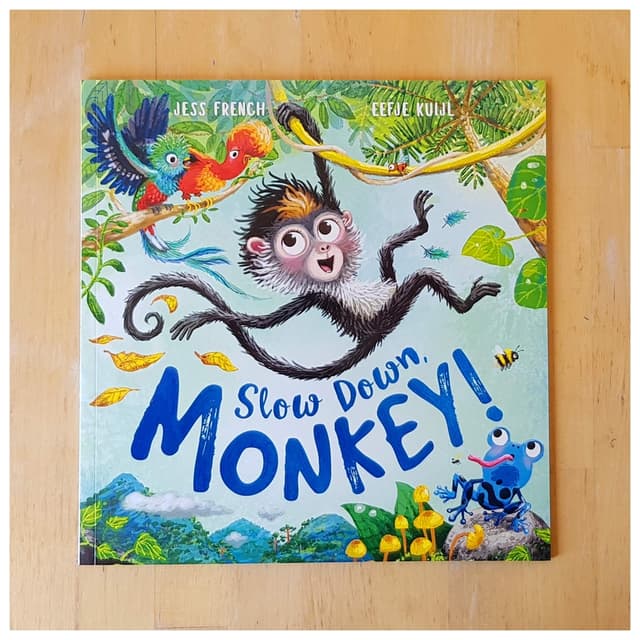 كتاب ابطىء يا قرد Slow Down, Monkey!