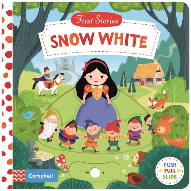 كتاب مصور للاطفال قصة سنو وايت من مجموعة اول القصص من كامبل بوكس Snow White: First Stories