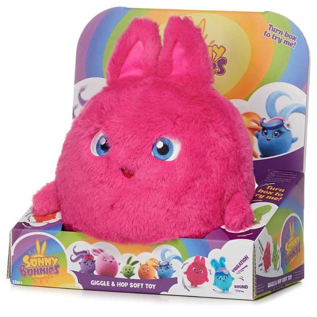 لعبه اطفال قطيفة لارج بو زهري صني بانيز Sunny Bunnies Large Plush Boo