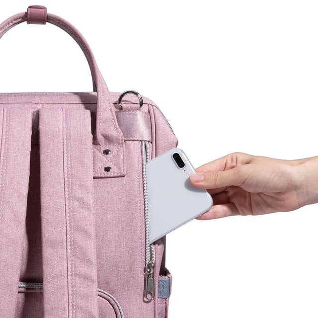 شنطة حفاضات باللون وردي نوفا من صنفينو Sunveno - Diaper Bag - Nova Pink