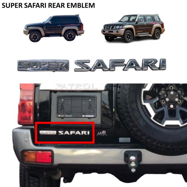 Super Safari Rear Emblem Badge - Nissan Patrol Y61 GU VTC - SW1hZ2U6MjQ3MjU0NA==