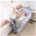 سرير اطفال بجانب السرير رمادي تيكنوم Teknum - Bedside Crib - Grey