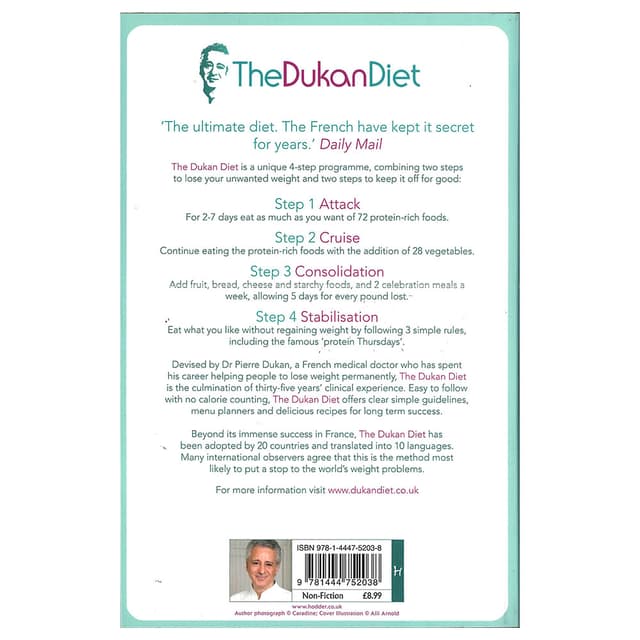 كتاب الحمية من تأليف الدكتور دوكان The Dukan Diet