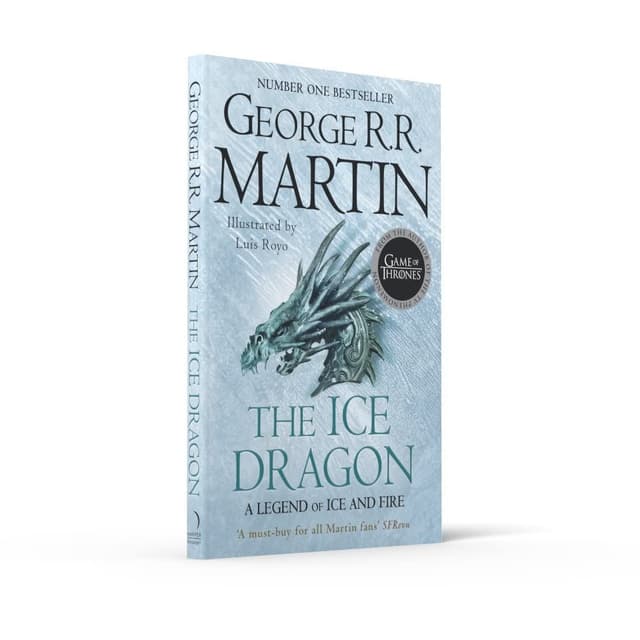 كتاب التنين الجليدي لجورج آر آر مارتن هاربر فوييجر The Ice Dragon