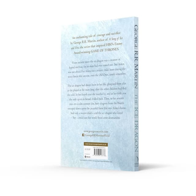 كتاب التنين الجليدي لجورج آر آر مارتن هاربر فوييجر The Ice Dragon