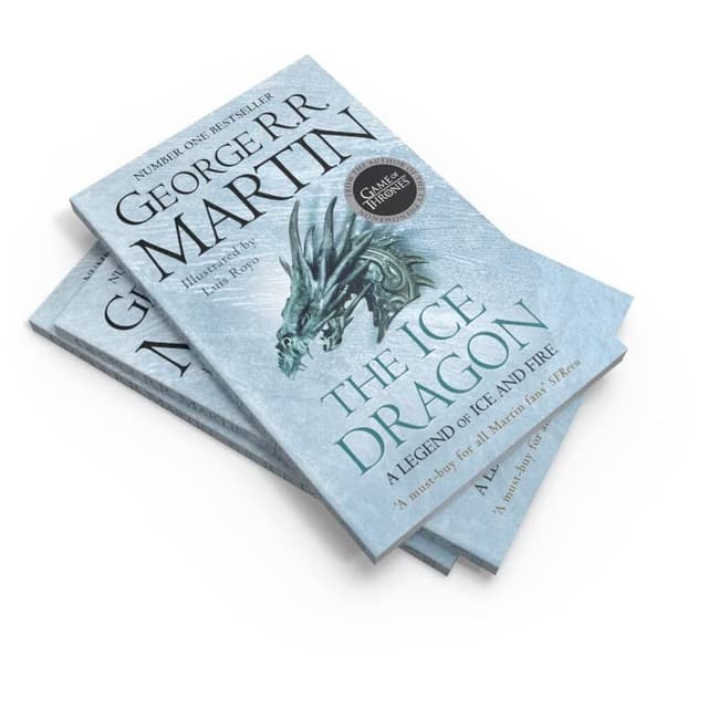كتاب التنين الجليدي لجورج آر آر مارتن هاربر فوييجر The Ice Dragon