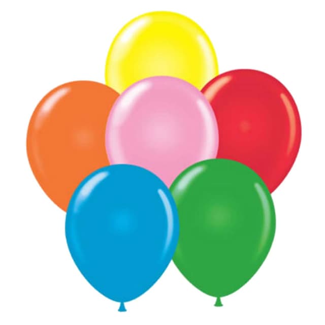 مجموعة بالونات حفلات ملونة 10 قطع من يونيك Unique - Assorted Balloon Pack of 10